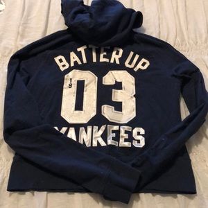 VS PINK MLB YANKEES hoodie 💙💙